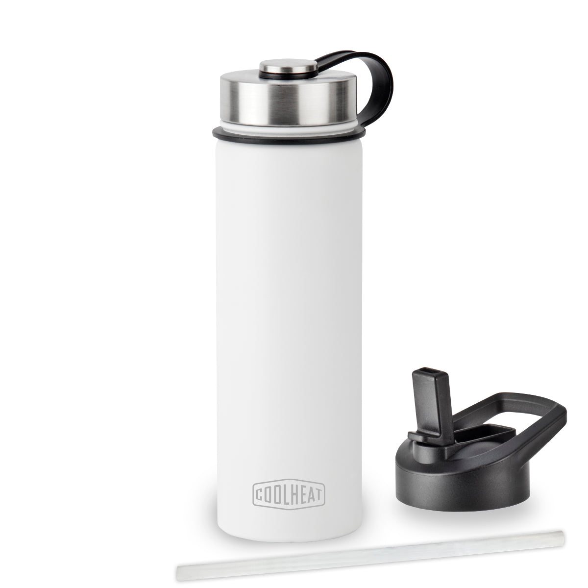 בקבוק תרמי מנירוסטה 600 מ"ל שתי פיות - Cool Heat