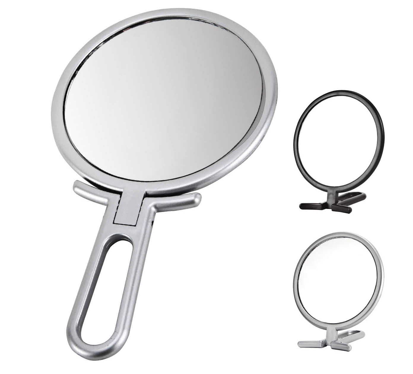 מראת יד שהופכת לשולחנית