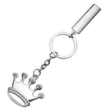 מחזיק מפתחות כתר עם לוחית