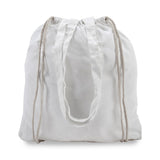 תיק שרוך כותנה עם ידיות - תיק שרוך משולב תיק צד