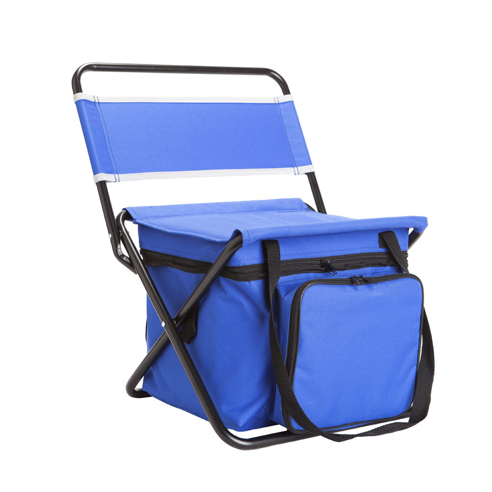 צידנית כיסא בצבע כחול