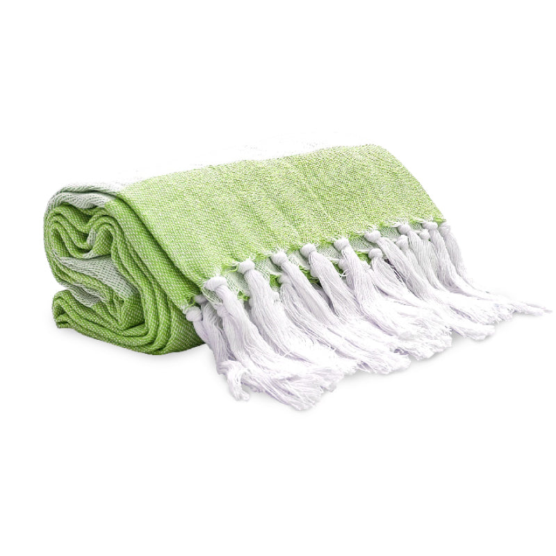 מגבת חוף בד טורקי ירוק