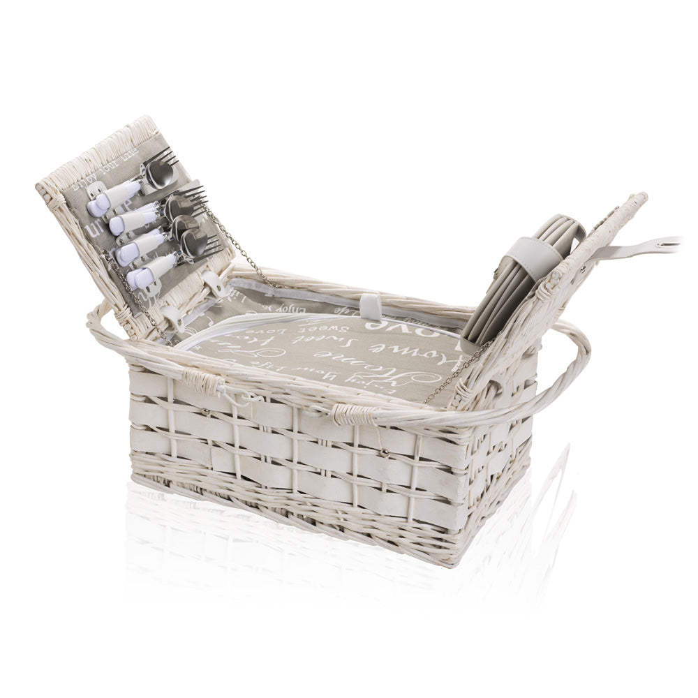 סלסלת פיקניק בעיצוב רטרו 33 ליטר