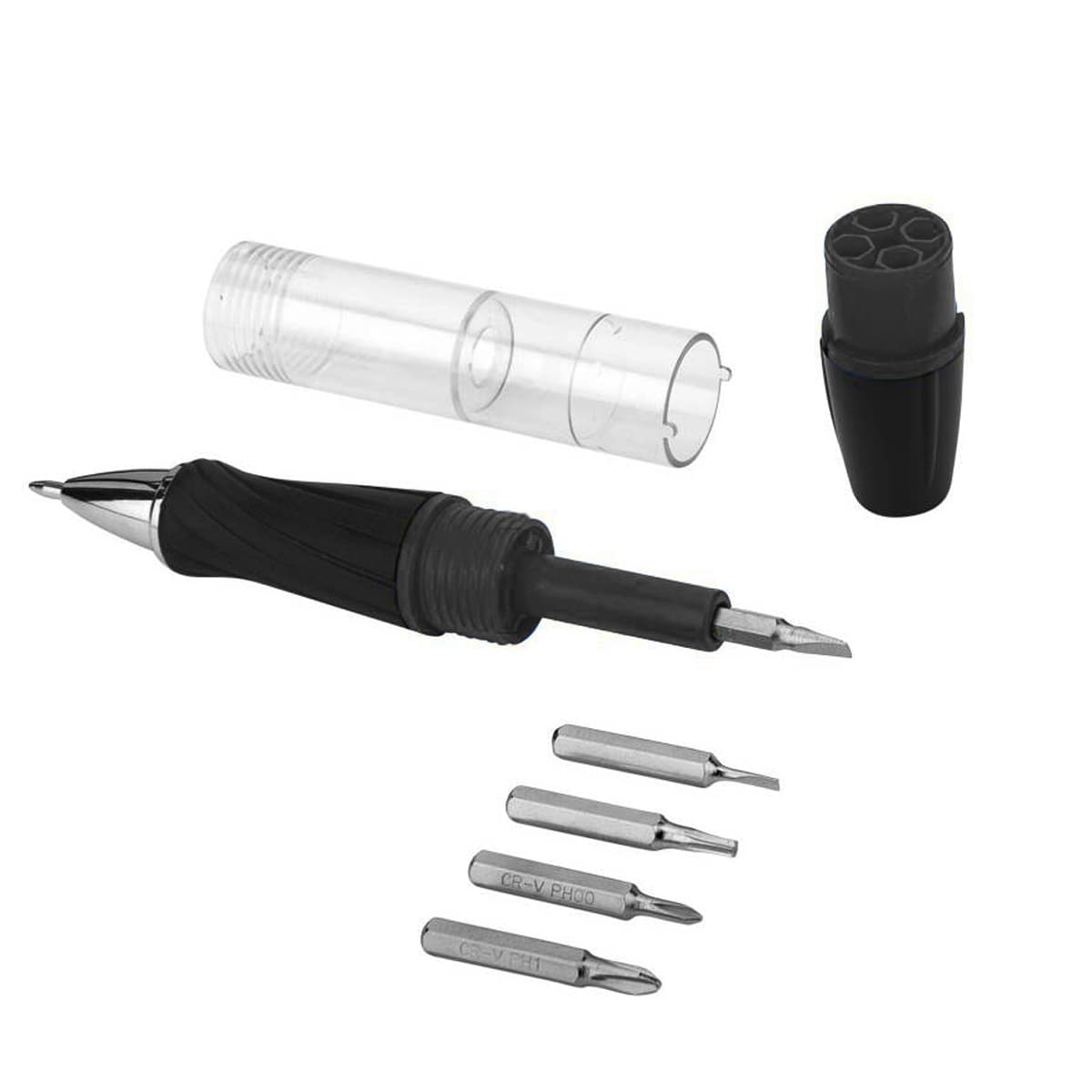 פנס עט, תאורת LED, 4 מברגים