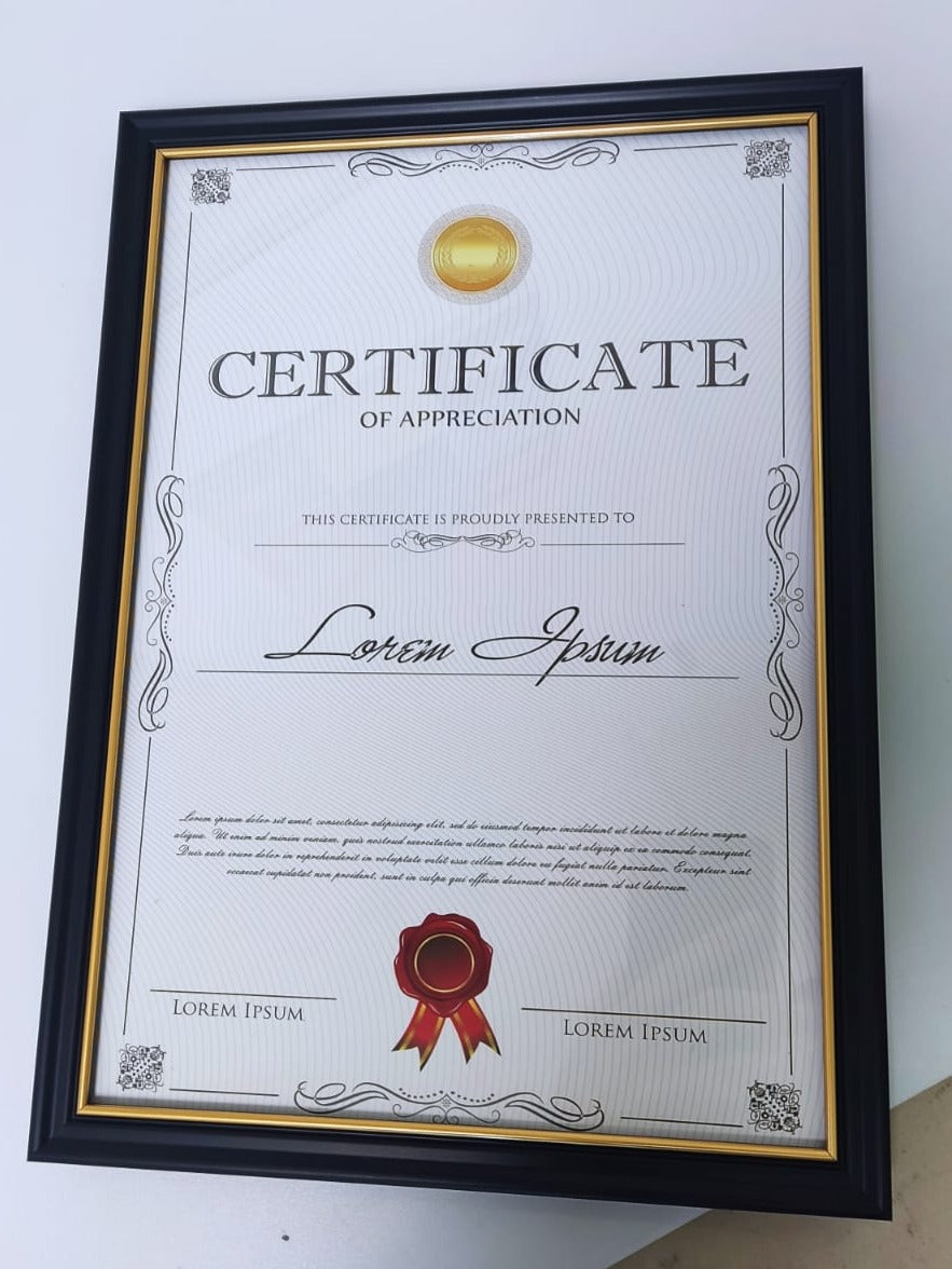 מסגרת לתעודה