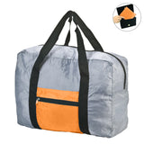 תיק מתקפל אפור כתום