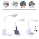 מנורת שולחן לד משולבת