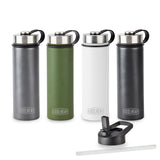 בקבוק תרמי מנירוסטה 600 מ"ל שתי פיות - Cool Heat