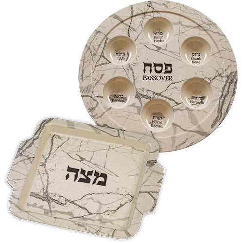 סט צלחת פסח ומצות