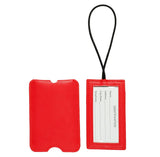 תג מזוודה אדום