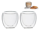 כוס זכוכית דופן כפולה לאספרסו