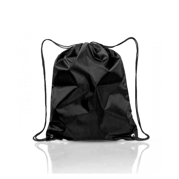 תיק שרוך מבד נילון שחור