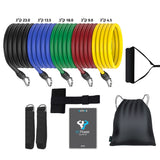 ערכת גומיות מתיחה עם ידיות 