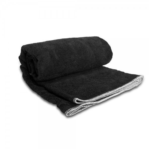 מגבת פנים שחורה